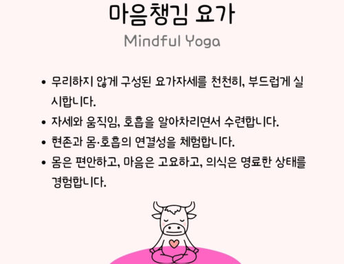 2026년 관악 활동가 마음챙김 요가 프로그램 지원 안내